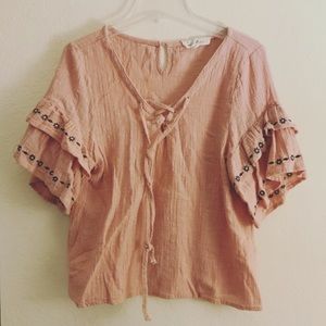 2/$15 Peach color Top